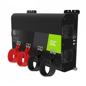 Przetwornica napięcia 12v 230v Inwerter Green Cell PRO 2000W/4000W