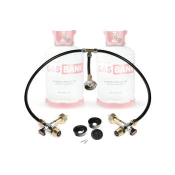 Zestaw napełniania dwóch butli GasBank LS (lekka stal)