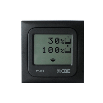 Wskaźnik poziomu wody 2 zbiorników CBE PT622