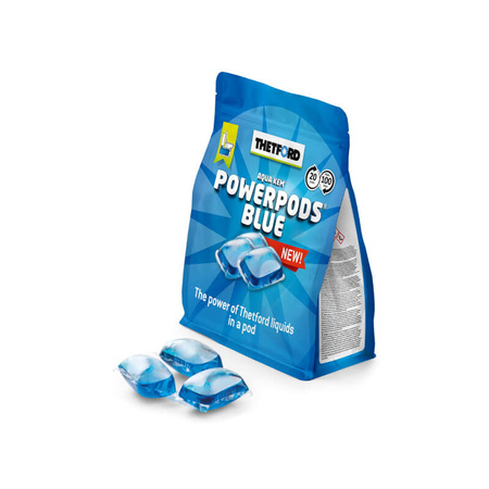 Zestaw Thetford - Kapsułki Aqua Kem PowerPods Blue + 2x Aqua Soft 4 rolki
