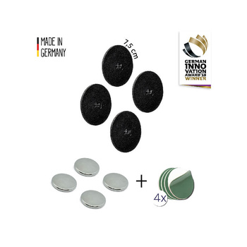 Zestaw magnesów i podkładek magnetycznych Silwy czarne