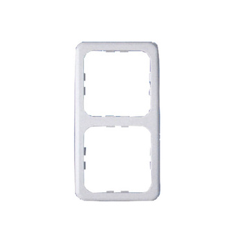 Ramka podwójna 113x60 mm szara