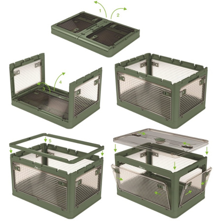 Składane pudełko Yolco FB47 Green