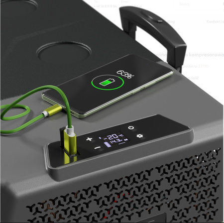 Lodówka kompresorowa Yolco BCX50 Carbon