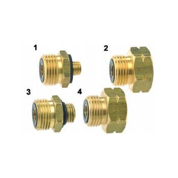 Zestaw GOK Euroset redukcja do butli gazowych 4 szt.