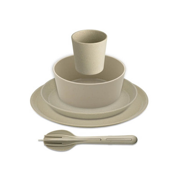 Zestaw obiadowy Koziol Helsinki beżowy