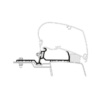 Adapter markizy Thule 9200/6300 Renault Master/Opel Movano