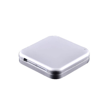 Pokrywa na zawiasach Fawo srebrna