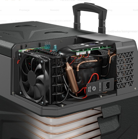 Lodówka kompresorowa Yolco BCX50 Carbon