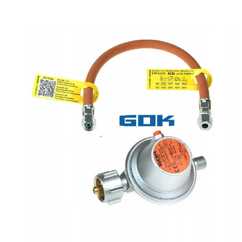 Zestaw GOK: wąż 40 cm + reduktor PRV 50 mbar