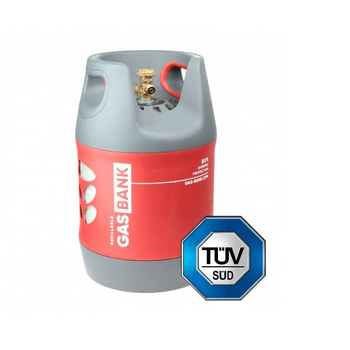 Butla gazowa zbiornik LPG SINGLE 7,5 kg DIN G12 Gasbank