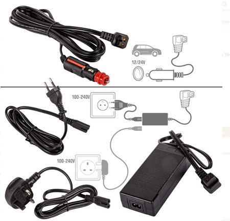 Lodówka kompresorowa Yolco TCX50 Carbon