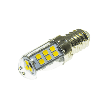Żarówka LED E14 3W 27X SMD 2835 10-30V DC Ciepły Biały