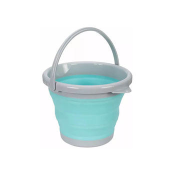 Składane wiadro z uchwytem Berger 5l błękitne