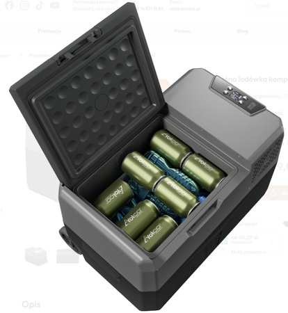 Lodówka kompresorowa Yolco BCX50 Carbon