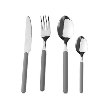 Zestaw sztućców turystycznych Brunner Delice szary