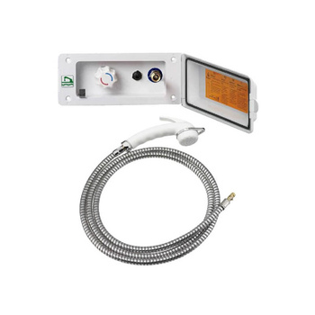 Przyłącze zewnętrzne wody ze słuchawką i wężem Reich