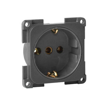 Gniazdo schuko Reimo 230V antracyt