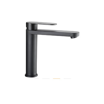 Bateria łazienkowa Reich Linnea czarny mat długa