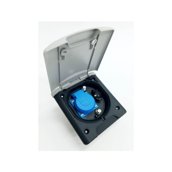 Gniazdo zewnętrzne z klapką magnetyczną 12V/230V, TV/TV SAT Fawo