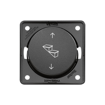 Przycisk wysuwania stopnia Berker antracyt