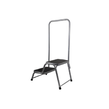 Stopień wejściowy z poręczą podwójny Carbest