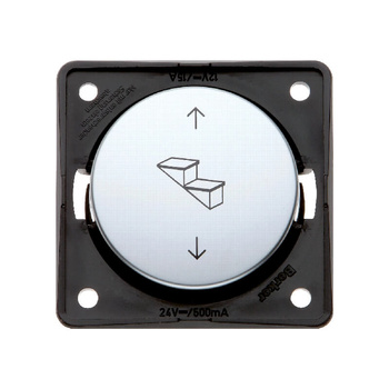 Przycisk wysuwania stopnia Berker chrom mat