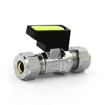 Zawór gazowy pojedynczy manualny 8mm GASBANK