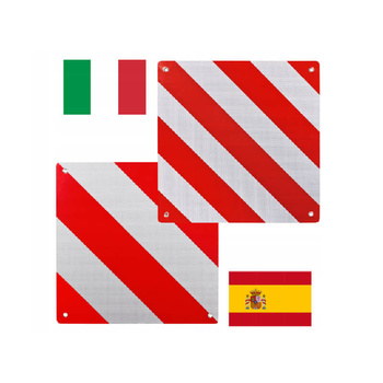 Tablica ostrzegawcza dwustronna Włochy, Hiszpania Haba