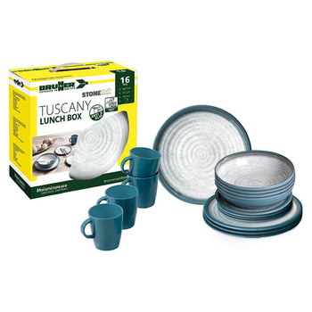 Zestaw obiadowy Brunner Tuscany Lunch Box 16 szt.