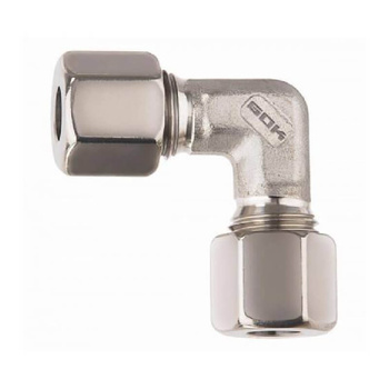 Kątowy króciec gazu GOK 10/10 mm