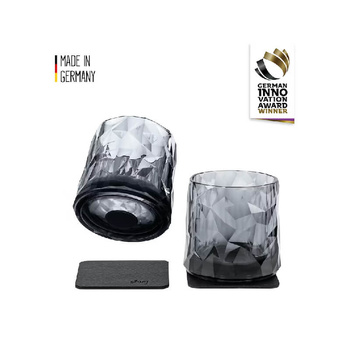 Komplet szklanek plastikowych z magnesem Silwy Tumbler Grey