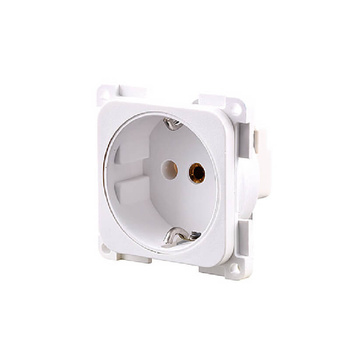 Wkładka Schuko 2-biegunowa 10/16 A 250 V biała