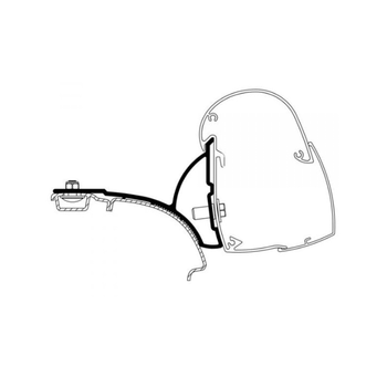 Adapter do markizy ściennej Thule 5102 VW T5/T6 LHD