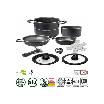 Zestaw garnków Brunner Pirate NG 7+1 Ø 24 cm