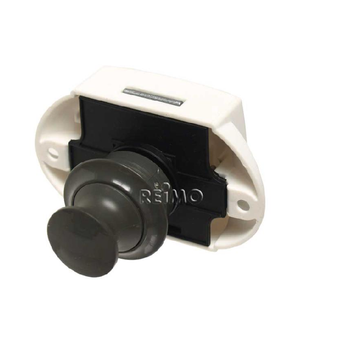 Zamek szafki z przyciskiem Reimo szary