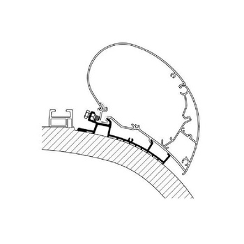 Adapter markizy Thule Omnistor 6/9 Carthago