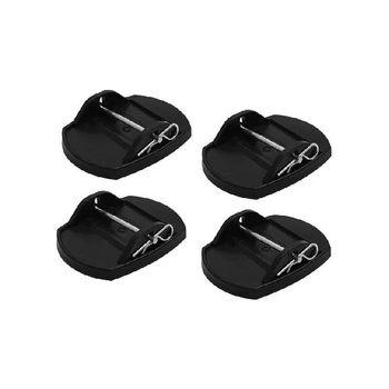 Stopki pod podpory stabilizujące Carbest 4 szt. czarne