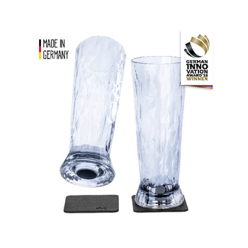 Komplet plastikowych pokali do piwa z magnesem Silwy