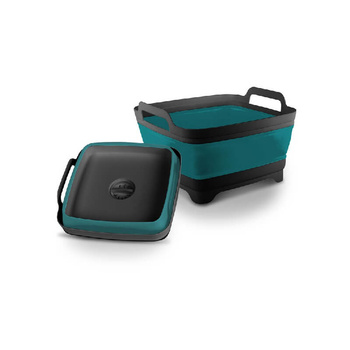 Składana miska, umywalka z odpływem Camp4 antracyt