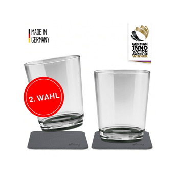 Zestaw szklanek z magnesem Silwy Pearl Grey 