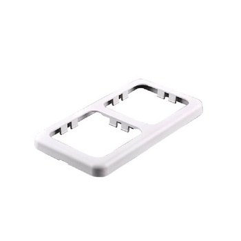 Ramka podwójna 113x60 mm biała