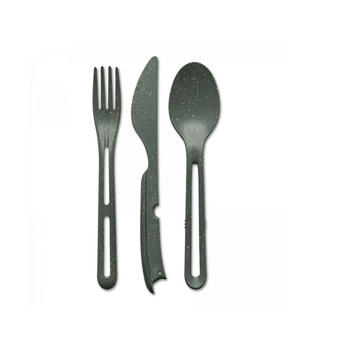 Zestaw sztućców turystycznych Koziol Klik szary