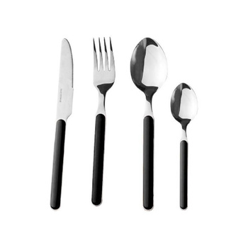 Zestaw sztućców turystycznych Brunner Delice czarny
