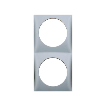 Ramka podwójna Berker chrom