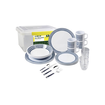 Zestaw obiadowy Brunner All Inclusive Bluebay 36 szt.
