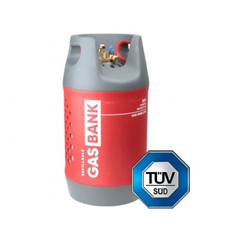 Butla gazowa zbiornik LPG MULTI 11 kg DIN G12 Gasbank