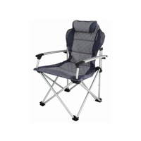 Składane krzesło Eurotrail Corsica szary/czarny