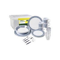 Zestaw obiadowy Brunner All Inclusive Bluebay 36 szt.