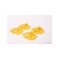 Stopki pod podpory stabilizujące Carbest 4 szt. żółte